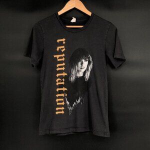 Taylor Swift Reputation Tour T-Shirt S Gray Bella+Canvas 100% Cotton Swiftie